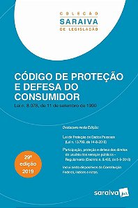 Código De Proteção E Defesa Do Consumidor - Coleção Saraiva De Legislação - 29ª Edição