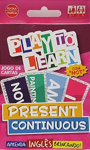 Play To Learn - Present Continuous - Jogo De Cartas