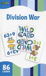 Division War - Flash Kids Flash Cards - 86 Cards
