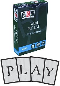 Word Pif Paf - Pif Paf Das Palavras - Box Of Cards - 51 Cartas - Boc 1