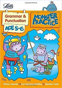 Monster Practice - Grammar - Age 5-6 - Book With Sticker