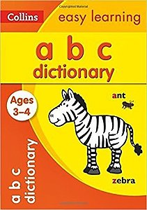 Collins Easy Learning - Abc Dictionary - Ages 3-4