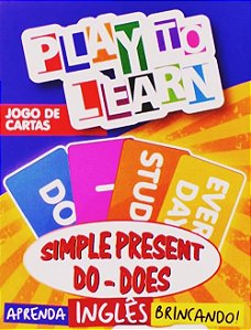 Play To Learn - Simple Present - Jogo De Cartas
