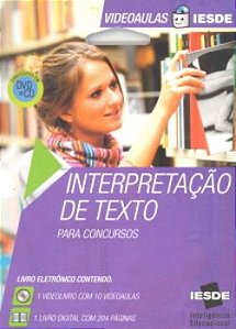 Interpretação De Texto Para Concursos - Vídeoaula Iesde - CD-ROM E Dvd
