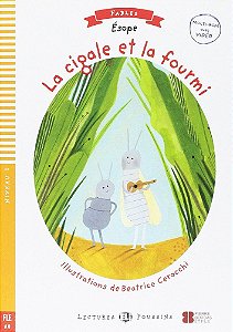 La Cigale Et La Fourmi - Hub Lectures Poussins - Niveau 1 - Livre Avec Video Multi-ROM