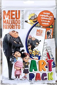 Meu Malvado Favorito - Art Pack (Livro Com Lápis De Cor E Adesivos)