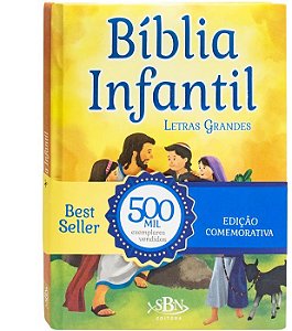 Bíblia Infantil - Letras Grandes (Edição Comemorativa)