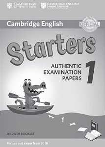 Cambridge English Starters 1 - Answer Booklet