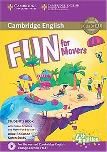 Fun For Movers - Student's Book W Online Activities And Audio & Home Fun Booklet 4 - Fourth Edition