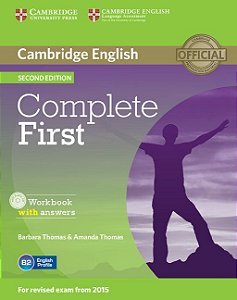 Complete First - Workbook With Answers - With Audio CD -Second Edition