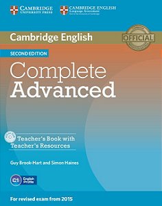 Complete Advanced - Teacher's Book With Teacher's Resources CD-ROM - Second Edition