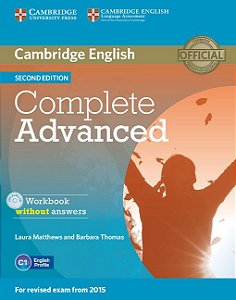 Complete Advanced - Workbook Without Answer And Audio CD - Second Edition