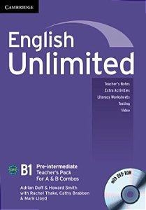English Unlimited Pre-Intermediate A And B - Teacher's Pack (Teacher's Book With Dvd-ROM)