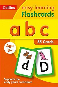 Collins Easy Learning - Abc Flashcards - 55 Cards - Age 3+