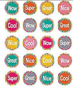 Tropical Punch Stickers - 120 Stickers - Tcr 2673