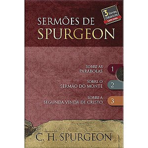 Box 1 - Sermões De Spurgeon - 3 Livros 3 Livros Do Príncipe Dos Pregadores
