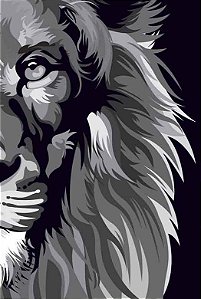 Bíblia NVT Lion Colors Black And White Pop - Letra Normal Nova Versão Transformadora