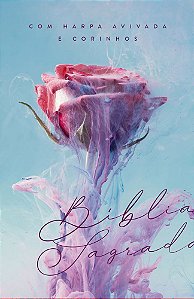 Bíblia Arc 860 Rosa De Saron - Letra Normal Almeida Revista E Corrigida