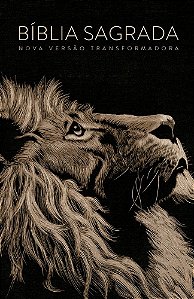 Bíblia NVT Lion Head Slim - Letra Maior Nova Versão Transformadora