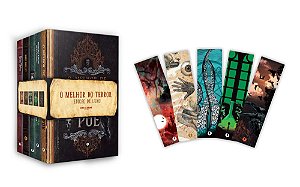 Kit O Melhor Do Terror Em Edição De Luxo 5 Livros Em Capa Dura + 5 Marcadores Exclusivos