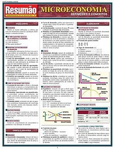 Resumão - Microeconomia - Definiçoes Conceitos