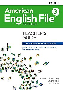 American English File 3 - Teacher´s Book With Resource Center - Third Edition