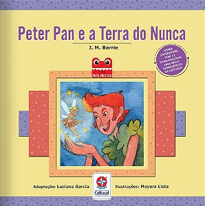 Peter Pan E A Terra Do Nunca - Papa-Páginas - Livro Com 12 Papa-Páginas