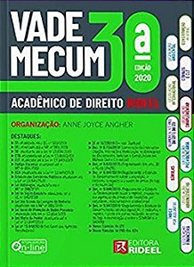 Vade Mecum Acadêmico De Direito - 1º Semestre 2020 - Livro Com Conteúdo Online - 30ª Edição