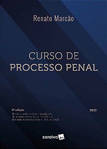 Curso De Processo Penal - 8ª Edição 2023