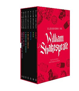 Box Clássicos De William Shakespeare - Com 7 Marcadores De Páginas