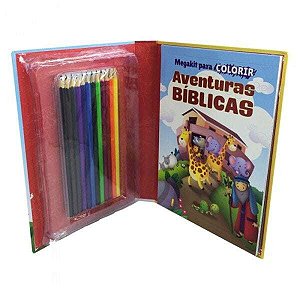 Megakit Para Colorir: Aventuras Bíblicas