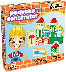 Pequeno Construtor - 42 Peças Em Madeira