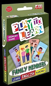 Play To Learn - Family Members - Jogo Da Memória