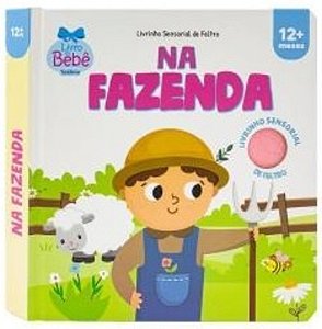 Livrinho Sensorial De Feltro: Na Fazenda