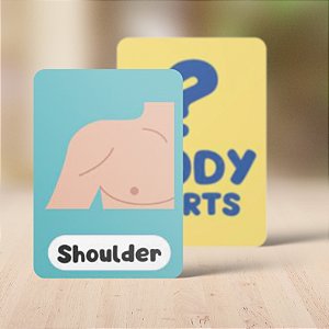 Jogo da Memória Partes do corpo - Body Parts