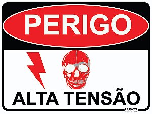 Placa Perigo – Alta Tensão