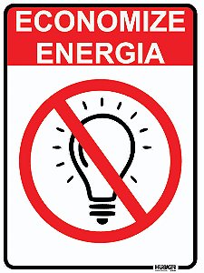 Placa Economize Luz