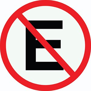 Placa Proibido Estacionar