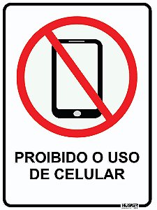 Proibido o Uso de Celular