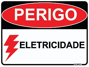 Placa Perigo Eletricidade