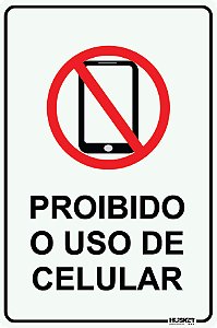 Proibido o Uso de Celular