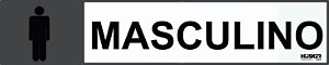 Placa Banheiro Masculino