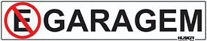 Placa Garagem