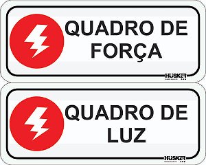 Kit de Placas Quadro de Força e Quadro de Luz