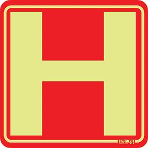 Placa Hidrante 15x15 cm