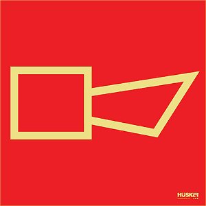 Placa Alarme Sonoro 15x15 cm