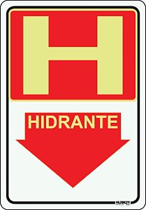 Placa Hidrante 30x20 cm
