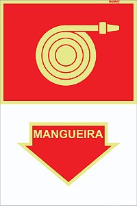 Placa Abrigo de Mangueira 20x14 cm