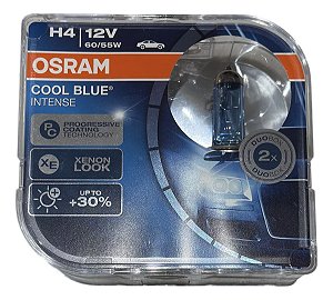 Lâmpadas Osram H4 Cool Blue Intense 4200k Brancas