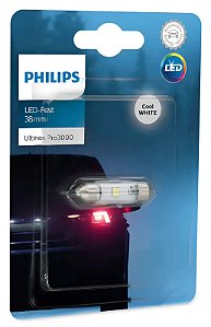 1x Ultra Led Torpedo Canbus C5w C10w Forte Philips Original - 38mm